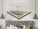 Shenandoah National Park Diamond Formed Travel Print Canvas Art Print, Canvas Wall Art, Travel Present, Virginia Landscape