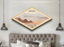 Retro Arches National Park Travel Poster Canvas Texture Print, Travel Decor, Midcentury Modern Decor Utah Landscape