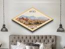 Retro Arches National Park Adventure Poster Canvas Texture Print, Travel Decor, Midcentury Modern Decor Utah Landscape
