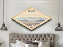 Big Bend National Park Travel Poster Wall Artwork Texture Print, Travel Decor, Midcentury Modern Retro Decor Texas Landscape