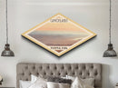 Canyonlands National Park Diamond Shaped Travel Poster Canvas Art Print, Canvas Wall Art, Travel Gift, Utah Landscape