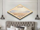 Canyonlands National Park Travel Poster Canvas Texture Print, Travel Decor, Midcentury Modern Retro Decor Utah Landscape