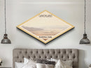 Retro Canyonlands National Park Travel Poster Canvas Texture Print, Travel Decor, Midcentury Modern Decor Utah Landscape