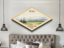 Retro Denali National Park Travel Poster Wall Art Texture Print, Travel Decor, Midcentury Modern Decor Alaska Landscape