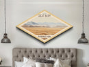 Great Basin National Park Diamond Formed Adventure Poster Wall Art Art Print, Canvas Wall Art, Travel Gift, Nevada Landscape