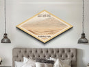 Great Sand Dunes National Park Diamond Shaped Travel Poster Canvas Art Print, Canvas Wall Art, Travel Gift, Colorado Landscape