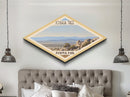 Joshua Tree National Park Travel Poster Canvas Texture Print, Travel Decor, Midcentury Modern Retro Decor California Landscape