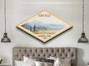 Kobuk Valley National Park Travel Poster Canvas Texture Print, Travel Decor, Midcentury Modern Retro Decor Alaska Landscape