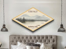 Retro Kobuk Valley National Park Travel Poster Canvas Texture Print, Travel Decor, Midcentury Modern Decor Alaska Landscape