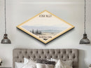 Kobuk Valley National Park Diamond-Shaped Travel Poster Canvas Art Print, Canvas Wall Art, Travel Gift, Alaska Landscape