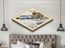 Olympic National Park Travel Poster Canvas Texture Print, Travel Decor, Midcentury Modern Retro Decor Washington Landscape