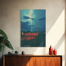 Lightning Bolt, Outdoors Wall Art, Canvas Print, Wall Hanging, Portrait Art, First Home Gift, Nerdy Home Decor, Home Decor Prints, RV Decor