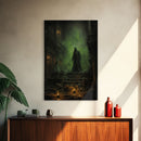 Dark Fantasy Art, Fantasy Artwork, Canvas Print, Wall Hanging, Portrait Art, Halloween Wall Decor, Horror Home Decor, Spooky Room Decor