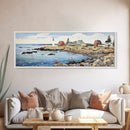 Maine Art Framed Canvas Print - Modern High-Quality Gicle Artwork, Eco Friendly and Durable - Framed Canvas Perfect for Gifts and Home Decor