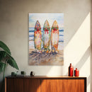 Sailboats With Autumn Reflections Framed Canvas Print Fall Nautical Wall Art Coastal Decor Best Gift Idea Seasonal Holiday Wall Art