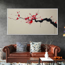 Retro Abstract Wall Art, Framed Canvas Print, Dead Branch Painting on a Black Background, Charcoal Sketch, Charcoal Painting Wall Art