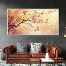 Original Floral Exquisite Canvas Wall Art, Cherry Blossoms, Wabi Sabi Decor, Boho Home Decor, Boho painting, Original Painting Print