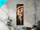 Pizza Painting Wall Art - Framed Canvas Print - Funky Kitchen Art - Kitsch Decor - Restaurant Wall Art