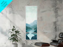 Misty River Landscape Canvas Print Smoky Mountain Art Coastal Wall Art Bedroom or Living Room Rustic Decor Panoramic Wall Piece