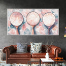 Magnifying Glasses Canvas Print Light Pink Wall Art Whimsical Art Coastal Wall Art Cottagecore Decor Rustic Artwork Gift Idea