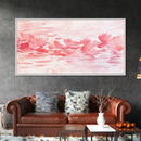 Floating Petals Canvas Print | Light Pink Wall Art | Romantic Minimalist Decor | Framed Canvas Print Gift Idea | Living Room Art