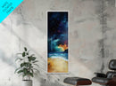 Stormy Ocean, Moody Art, Canvas Print, Nautical Painting, Dark Romance Painting, Coastal Wall Art, Living Room Art
