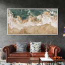 Ocean Wave Print, Nautical Wall Art, Beach House Art, Framed Canvas Print, Horizontal Wall Art, Living Room Art, Surf Wall Art