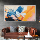 Abstract Splash, Pink Orange Wall Art, Canvas Print, Blue And Green Wall Art, Teal Wall Art, Light Pink Wall Art, Whimsical Art