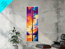 Fishing Pole, Lakeside Wall Art, Nature Canvas Print, Cabin Home Decor, Rustic Artwork, Living Room Wall Art, Adventure Art