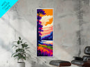 River, Trees, Autumn, Sunset, Framed Canvas Print, Nature Wall Art, Rustic Home Decor, Cabin Art, Fall Landscape, Living Room Wall Art