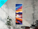 Golden Horizon, Serene Landscape Wall Art, Nature Scene, Cozy Home Accent, Bedroom Canvas Print, Sunset Aesthetic, Fall Home Decor