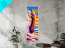 Canyon Sunset, Colorful Wall Art, Western Landscape, Framed Canvas Print, Southwest Decor, Rustic Living Room Art