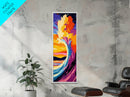 Giant Wave, Ocean Art, Framed Canvas Print, Surf Wall Art, Nautical Decor, Beach House Painting, Coastal Wall Art, Sea Lovers Gift