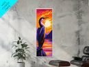 Majestic Bird, Nature Wildlife, Coastal Scene, Bird Art, Tranquil Beauty, Unique Wall Art, Living Room, Canvas Print, Vibrant Colors