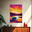 Canyon River, Golden Sunset, Majestic Landscape, Canvas Print, Desert Vibes, Adventure Wall Art, Nature Escape, Warm Earth Tones