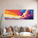 Ocean Wave, Abstract Seascape, Framed Canvas Print, Coastal Wall Art, Nautical Decor, Beach House Artwork, Living Room Art, Gift Idea