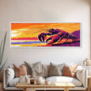 Giant Lobster Art, Surreal Ocean Scene, Coastal Wall Decor, Beach Home Accent, Sea Life Artwork, Dining Room Art, Canvas Print
