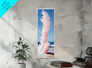 Ocean Wave, Water Splash, Abstract Seascape, Framed Canvas Print, Coastal Art, Nautical Theme, Beach House Wall Art, Modern Art