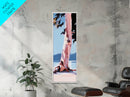 Tree Trunk, Nature Art, Minimalist Landscape, Rustic Decor, Living Room, Earthy Tones, Tranquil Scenery, Framed Canvas Print