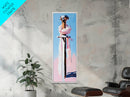 Wrapped Sword, Knight Artwork, Fantasy Wall Art, Rustic Decor, Warrior Aesthetic, Medieval Painting, Framed Canvas Print