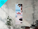 Ocean Breeze, Coastal Tranquility, Beach House Aesthetic, Canvas Print, Soft Pastel Colors, Modern Wall Art, Relaxing Home Decor