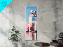 Water Bottles, Still Life Art, Kitchen Wall Art, Canvas Print, Minimalist Art, Refreshing Aesthetic, Pastel Decor, Contemporary Art