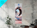 Porthole Reflection, Nautical Aesthetic, Ocean View Art, Framed Canvas Print, Modern Minimalist, Coastal Decor, Living Room Art