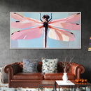 Dragonfly Art, Nature Wall Decor, Boho Insect Artwork, Minimalist Dragonfly Print, Botanical Aesthetic, Modern Canvas Print