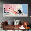 Pink Wave, Ocean Art, Abstract, Canvas Print, Coastal Wall Decor, Surreal Seascape, Beach House Accent, Modern Minimalist Style