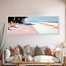 Beach Path, Sand Dunes, Coastal Landscape, Office Wall Art, Minimalist Seascape, Neutral Aesthetic, Framed Canvas Print, Modern Home Design