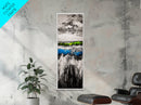Ocean Waves, Coastal Wall Art, Blue Abstract Art, Beach House Decor, Large Canvas Print, Nautical Art, Modern Living Room Decor