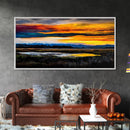 Vibrant Sunset, Bold Colors, Canvas Print, Nature Wall Art, Colorful Home Decor, Living Room Wall Art, Scenic Landscape, Fall Wall Art