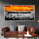 Metal Latch, Rustic, Bold, Abstract, Framed Canvas Print, Industrial Wall Art, Farmhouse Decor, Textured Painting, Unique Wall Accent