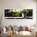 Potted Plant, Botanical Wall Art, Greenery Decor, Modern Minimalist Painting, Nature Inspired Home, Kitchen Wall Print, Canvas Print